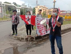 Mahasiswa Samarinda Unjuk Rasa Membela Warga di Desa Long Bentuq