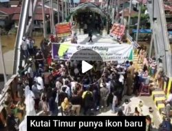 VIDEO Jembatan Sangatta Lama Sudah Bisa Dilintasi, Akan Dihiasi Lampu dan Cat Warna-warni