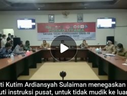 VIDEO Bupati Kutim Tegaskan Larangan Mudik Idulfitri