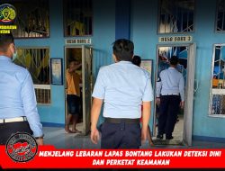 Jelang Iduladha, Lapas Bontang Lakukan Deteksi Dini dan Perketat Keamanan Keliling Blok Hunian