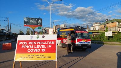 Ini 8 Kendaraan yang Boleh Melintas di Penyekatan Dalam Kota PPKM Level 4 Kutim