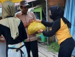 Peduli Warga Isoman dan Tenaga Medis, Asti Mazar Sebarkan Puluhan Paket Bantuan di Sangatta Utara dan Selatan