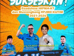 Hipma-KT Pusat dan KNPI Kutim Gelar Webinar Sukseskan Musrenbang RPJMD Kutim 2021-2026