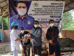 Agus Aras Sosialisasikan Perda Perlindungan dan Pemenuhan Hak Penyandang Disabilitas di Sangkima