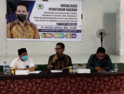 Agus Aras Kembali Melakukan Sosialisasi Perda Penyelenggaraan Bantuan Hukum di Wilayah Kutai Timur