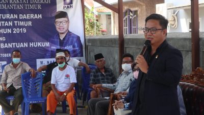 Nasiruddin Sosialisasikan Perda Penyelenggaraan Bantuan Hukum di Tanjung Laut Indah