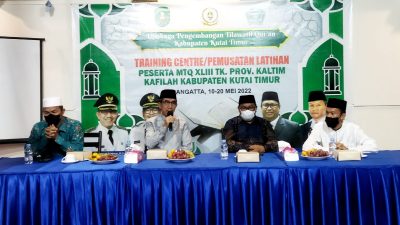 Bupati Resmi Buka Pusat Pelatihan Kafilah Kutim, Persiapan MTQ ke-43 di Samarinda