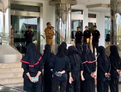 Dilepas Kasmidi, Persinas ASAD Kutim Kirim Atlet ke Kejurda Junior Kaltim bersama IPSI