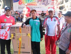Jalan Sehat Peringatan HUT RI di Kaliorang, Bagikan Doorprize dan Hadiah-hadiah