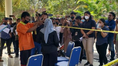 BREAKING NEWS Rekonstruksi Pembunuhan Perempuan di Desa Sekerat Bengalon