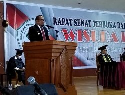 Wisuda ke-X STIENUS, Kasmidi Harap Jadi Motivasi Tersendiri Untuk Lebih Baik