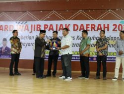 Kepatuhan Pelaporan dan Pajak, Pemkab Kutim Beri Reward 52 WP