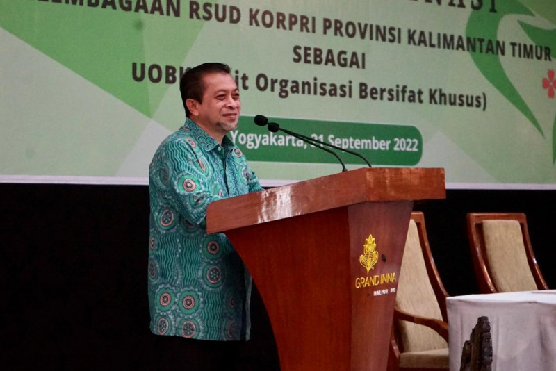 Wagub Harap Rakor Kelembagaan UOBK Bisa Hasilkan Turunan Produk Hukum RSUD Korpri