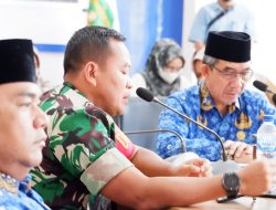 Audensi bersama Kementerian, Dandim 0909/Kutai Timur Sampaikan Perkembangan Situasi Pilkades Serentak 2022