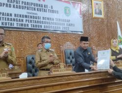 Inilah 19 Rekomendasi Pansus LKPj Bupati Kutim 2022