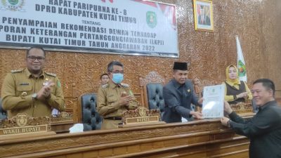 Inilah 19 Rekomendasi Pansus LKPj Bupati Kutim 2022