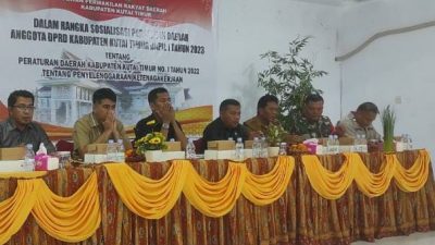 DPRD Kutim Tekankan Rekrutmen Tenaga Kerja Jadi Poin Penting Saat Lakukan Sosper Ketenagakerjaan