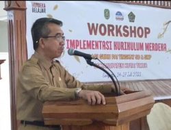 Bupati Kutim Secara Resmi Membuka Kegiatan Workshop Implementasi Kurikulum Merdeka Bagi Guru PAI tingkat SD dan SMP