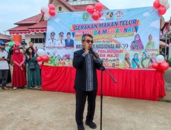 Gerakan Makan Telur dan Lomba Mewarnai Memberi Warna Pada Peringatan HAN Ke-39 Di Sangatta Utara