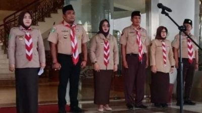 Wabup Kutim Lepas Kontingen Pramuka Ikuti Jambore Dunia di Korsel