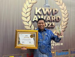 Raih Penghargaan KWP Award, Irwan: Bukan Hanya Seremonial Tapi Pengawasan dan Tanggung Jawab Moral