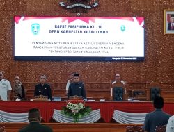 DPRD Kutim Gelar Rapat Paripurna Bahas APBD TA 2024