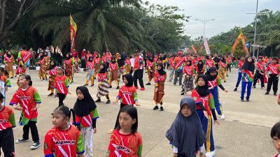 Senam Jepen Massal di Kukar Diikuti Ribuan Peserta