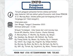 Gangguan Pelayanan PDAM di Kota Sangatta Kembali Terjadi Pada Sejumlah Titik, Kali Ini Akibat Kebocoran Pipa