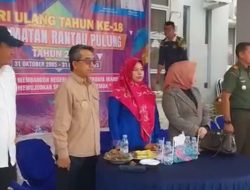 Tristiningsih Sampaikan Informasi Edukasi Ke Masyarakat Pada Acara HUT 18 Rantau Pulung