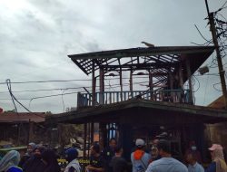 Si Jago Merah Kembali Berkobar di Pasar Sangatta Seberang, Hanguskan 5 Rumah, 18 Jiwa Terdampak