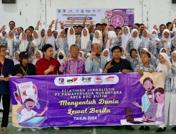 PAMA – AJKT Kembali Salurkan Bakat Jurnalistik Bagi Pelajar SMAN 1 Sangatta : menyentuh dunia lewat berita