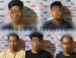 Pesta Sabu di Hotel, Lima Pria Diringkus Satreskoba Polres Bontang, 3 Diantaranya Warga Kutai Timur