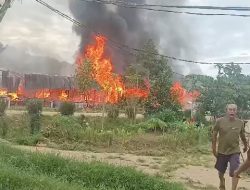 TPA dan 3 Bangunan di Mess Karyawan Perkebunan Sawit Tepian Langsat Ikut Terbakar 