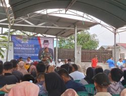 Agus Aras Sosialisasikan 4 Pilar Wawasan Kebangsaan Kepada Masyarakat di Sangatta Utara