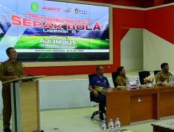 Pemerintah Kukar Gelar Pelatihan Pelatih Sepak Bola Berlisensi D