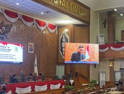 DPRD Kutim Gelar Rapat Paripurna ke 30, Persetujuan Bersama Antara DPRD dan Bupati Terhadap Raperda Tentang Pertanggungjawaban APBD