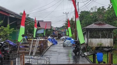 Jembatan Ulin Terpanjang Di Kecamatan Muara Muntai Segera Disemeninasi