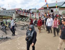 Bupati Kukar Resmikan Jembatan Sedulang Muara Kaman