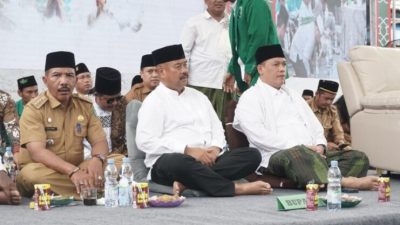 Bupati Kukar Hadiri Tabligh Akbar Di Desa Bukit Raya Tenggarong Seberang