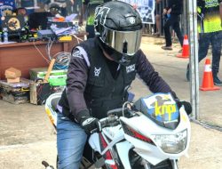 Joki KNPI Kutim Yusril Mahendra Taklukkan Dua Kelas Berbeda di Kejurnas Drag Bike Kapolres Cup 2025
