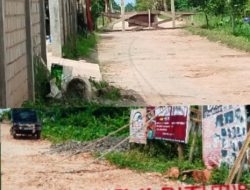 DITUTUP! Jalan Singakarta Sangatta Utara Diisukan Terikat Persoalan Lahan yang Belum Terbayar, Ahli Waris Blokade Akses Masuk