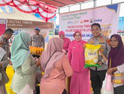 GPM di Polsek Sangatta Diserbu Masyarakat, Puluhan Paket Bahan Pokok Murah Ludes Dalam Satu Jam