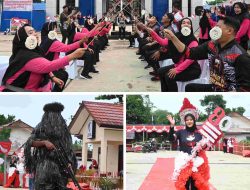 Keseruan Polsek Sangatta Semarakkan HUT ke-80 RI: Senam Bersama Masyarakat, Fashion Show, Cosplay dan Berbagai Lomba Tradisional