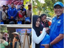 Peringati HUT ke-24 Partai Demokrat, DPC Kutim Gelar Bazar Preloved dan Aksi Solidaritas bersama Ojol Sangatta