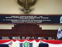 Rapat Paripurna ke 28 DPRD Kaltim Masa Sidang II Tahun 2025: Penyampaian Nota Penjelasan Ranperda dan Laporan Reses Dewan