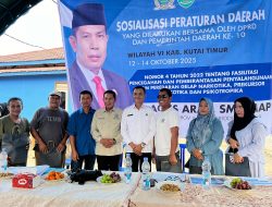 Agus Aras Sosialisasikan Perda Nomor 4 Tahun 2022, Ajak Warga Kutim Perangi Narkoba 