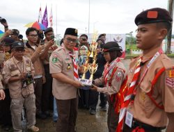 Penutupan Jamda Kaltim 2025 di Kutim, Mahyunadi Tekankan Nilai Karakter dan Evaluasi Berkelanjutan Pramuka