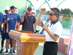 Turnamen Tenis Bupati Open Cup Tahun 2025 Resmi Digelar, Bupati Ardiansyah : Turnamen Jadi Indikator Keberhasilan Pembinaan Atlet