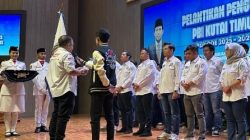 Pelantikan Pengurus PBI Kutim 2025-2029, Zulvi Aviv Julian Diamanahkan jadi Ketua
