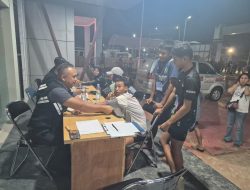 Sidokkes Polres Kutim Siagakan Layanan Kesehatan di Street Run Ramadhan Fest 2026